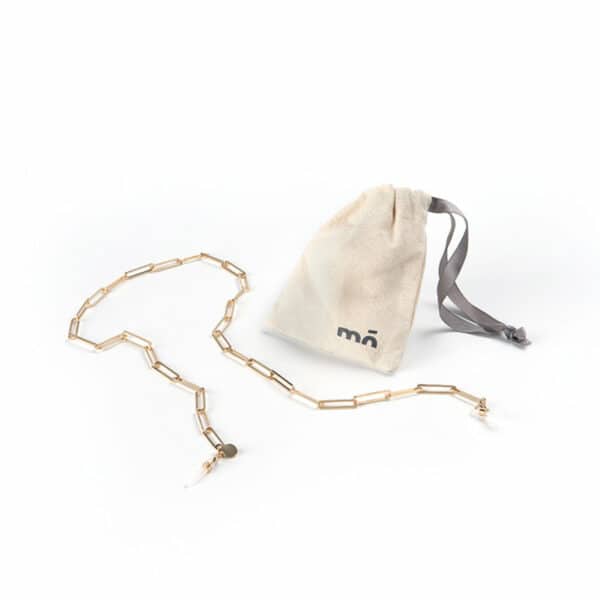 SQUARED-GOLD Cord and Bag