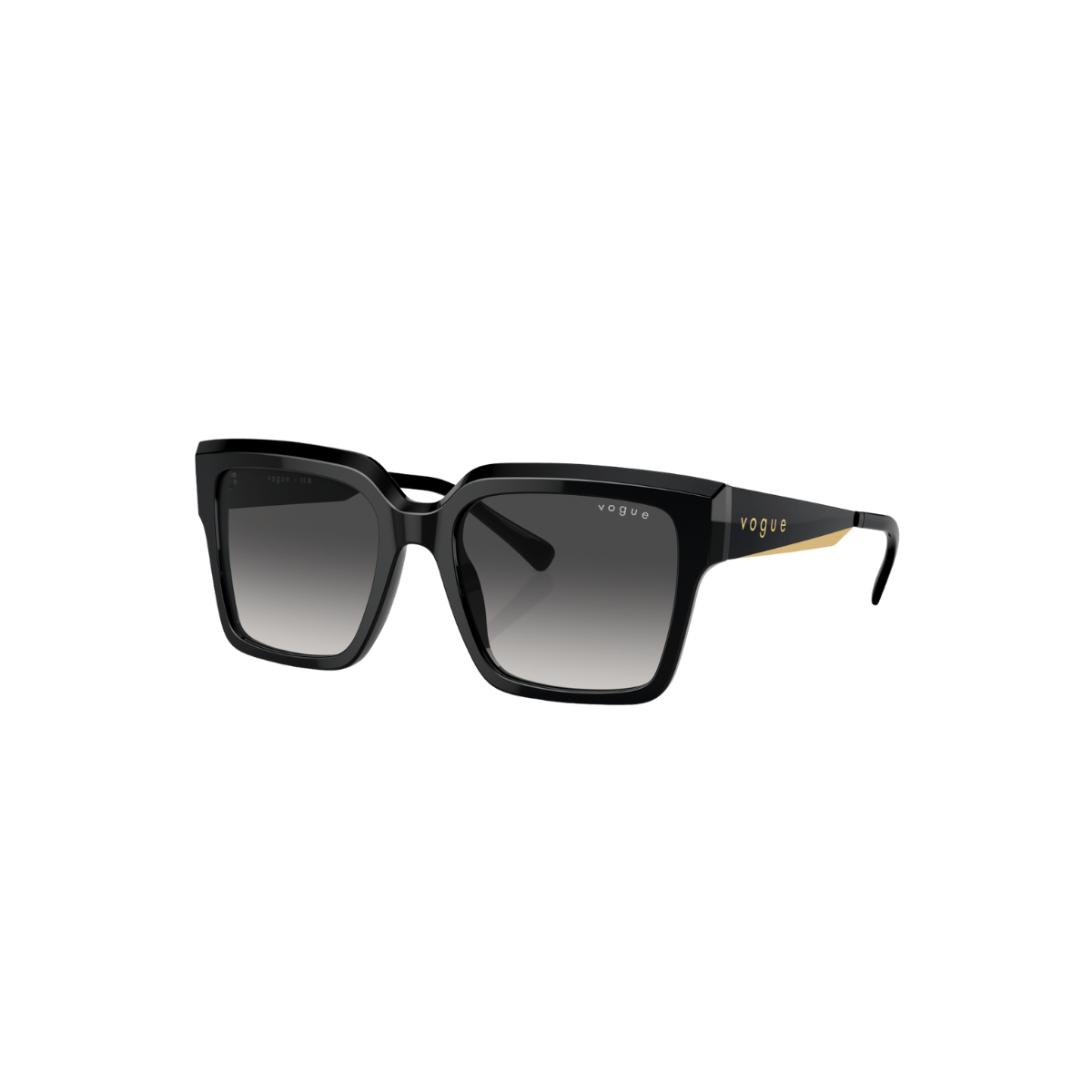 Vogue VO5553S W44/8G Sunglasses - Matte Black/Gold - Image 2
