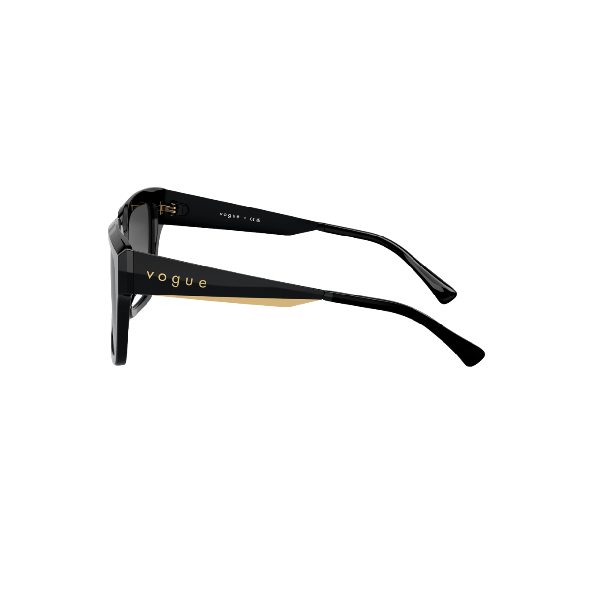 Vogue VO5553S W44/8G Sunglasses - Matte Black/Gold - Image 4