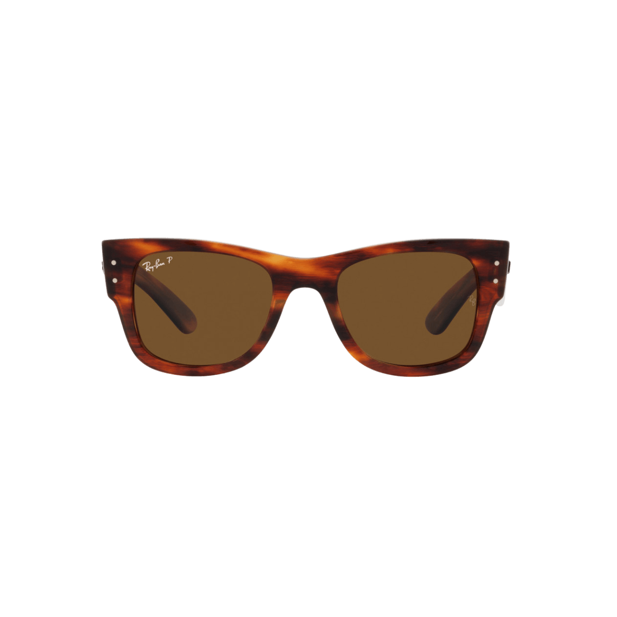 Ray-Ban Mega Wayfarer RB0840S 954/57 Sunglasses - Striped Havanna
